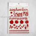 School Day Glitter Sticker